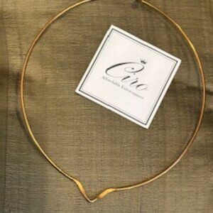 Ciro-Simple Choker Necklace-Copper tone finish